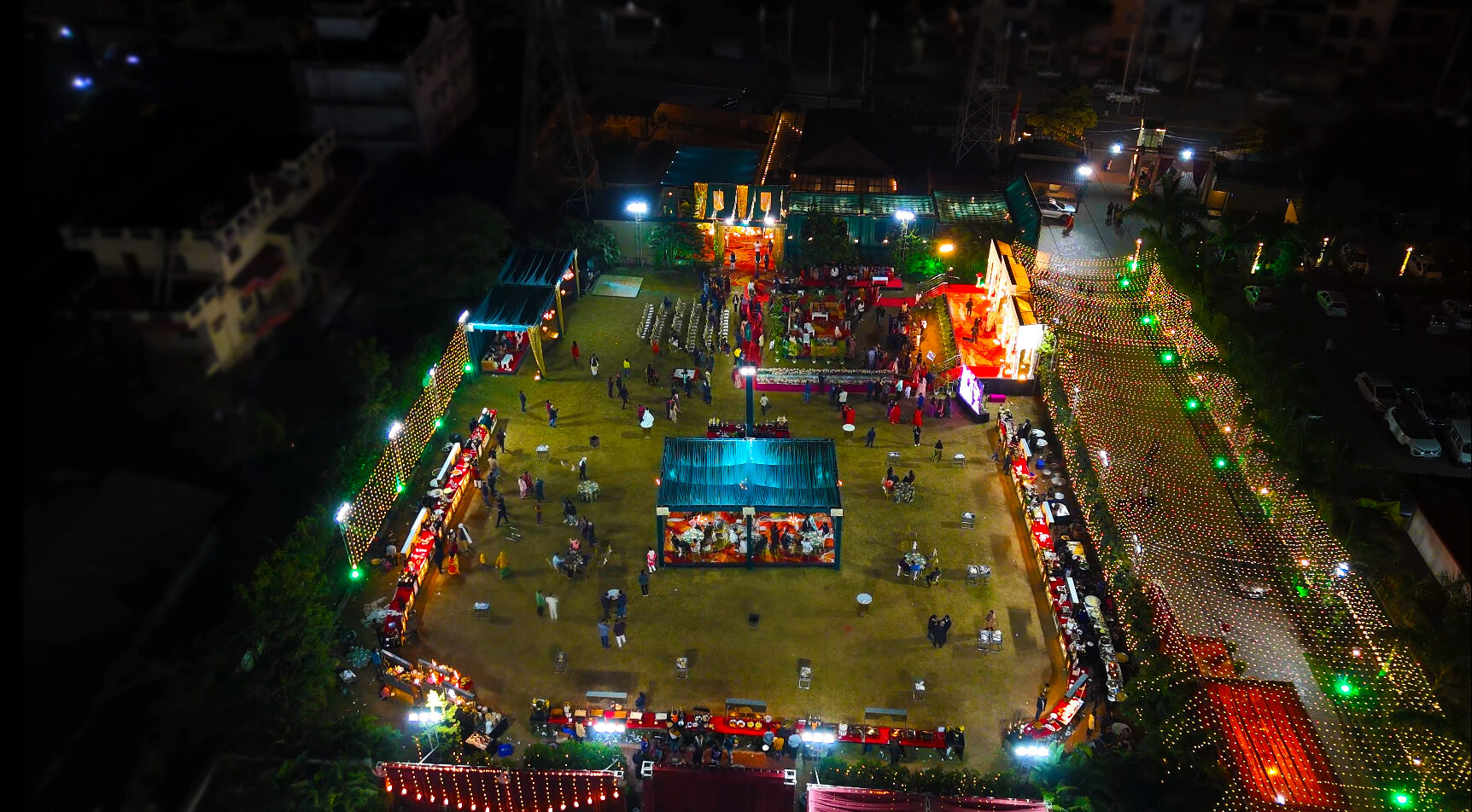 Hotel Yashoda Privilege - Garden 1 aerial setup, Bhopal